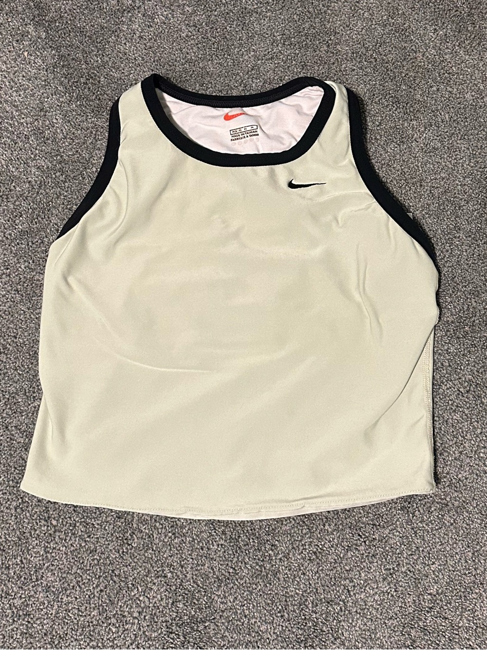 Nike Green Tank Top with Black Trim